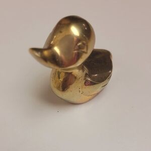 Vintage 1970’s LEONARD Silver Mfg Solid Brass DUCK Figurine
